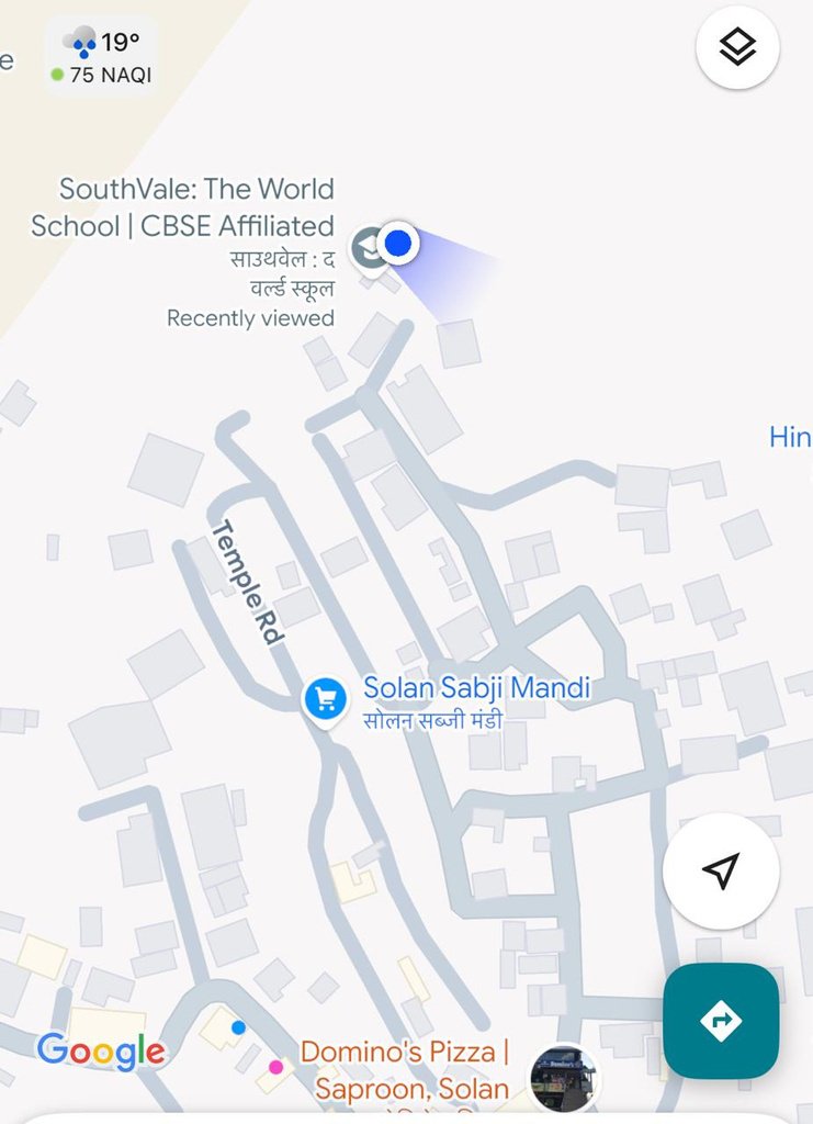South Enclave Solan Location Map